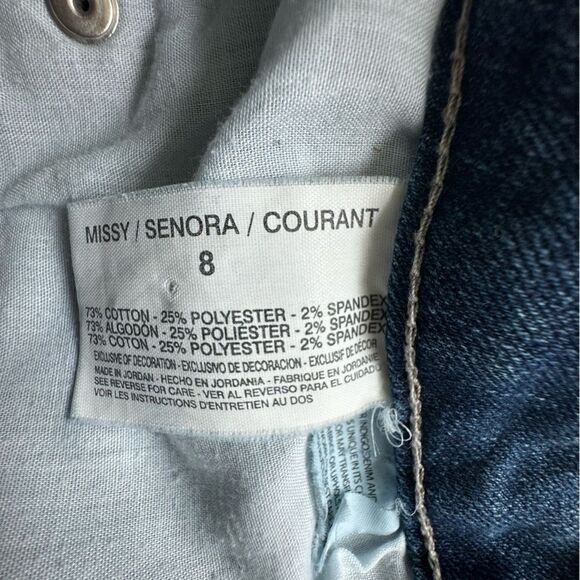 Nine West Vintage Boho Denim Jeans Straight Leg Classic SZ 8 / 29 - Picture 11 of 12